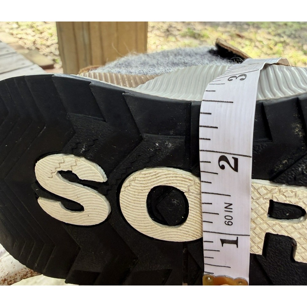 SOREL Kids Out N About Classic Waterproof Boots Grey Brown Felt Suede Size 13 - Picture 15 of 16